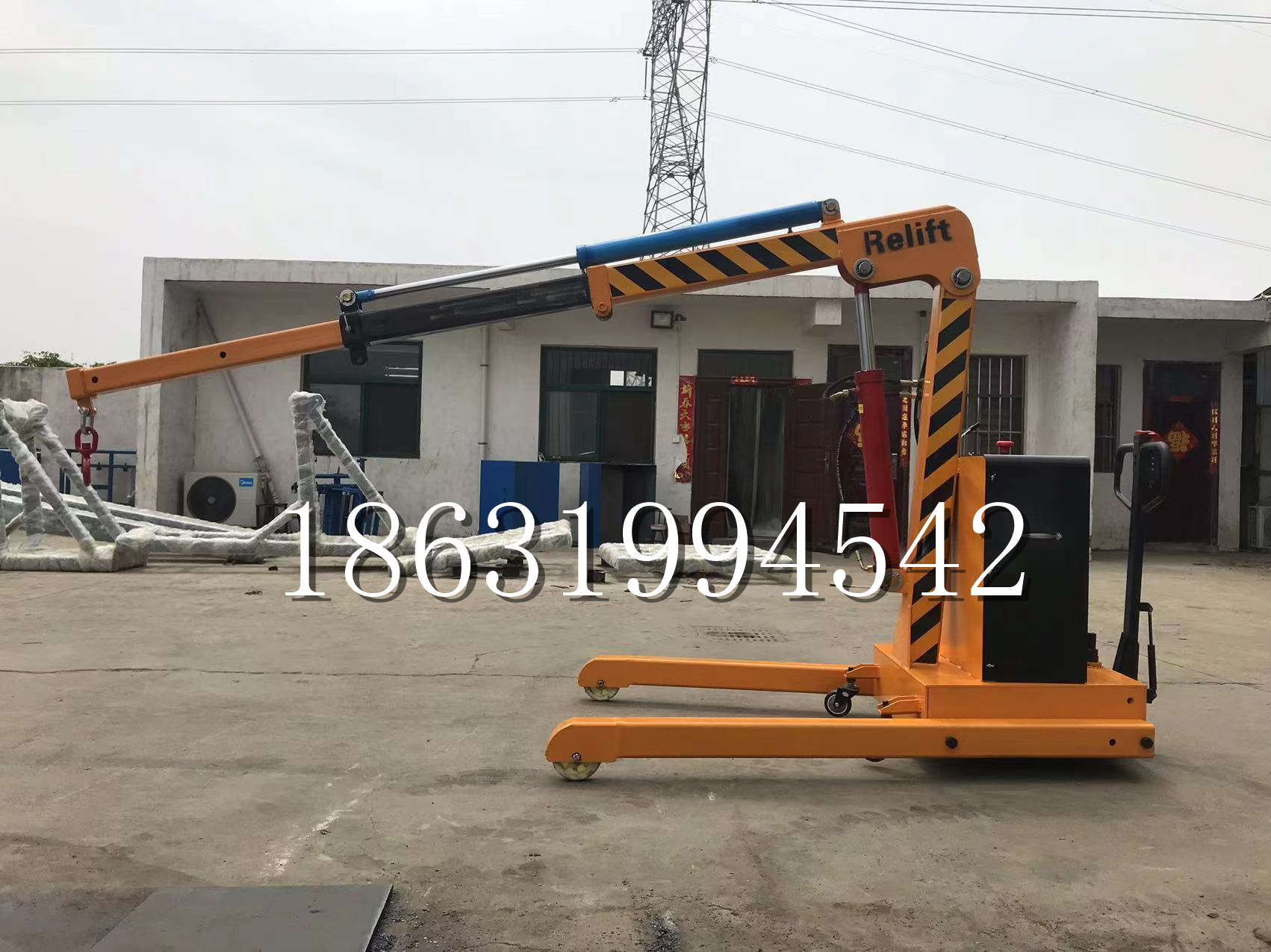 岫岩满族自治县久征定做3吨三轮随车吊 农用园林绿化移树吊 平板工程用小吊机